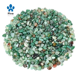 Small Green Agate Pebbles, Decorative Polished River Rocks, Ornamental Plant Aquarium Gravel Stones (680-700G)