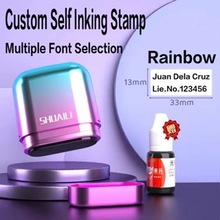 【Free ink】Stamp Personalized / Custom Self Inking Stamp