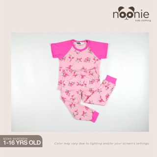 Noonie Kids - Girls Terno - Raglan Jogger Pajama - 2-16 Yrs Old #3