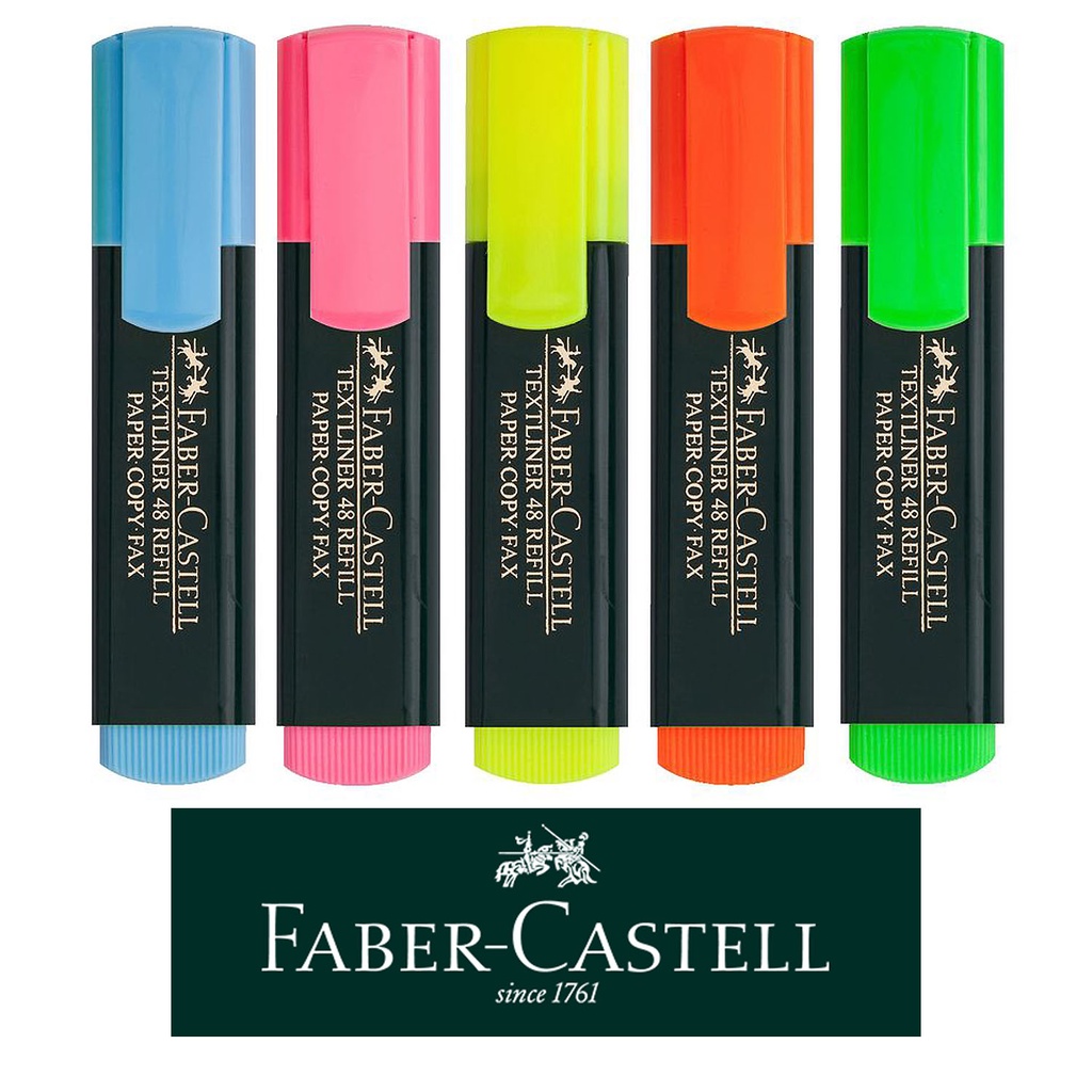 Highlighter Faber Castell Marker Textliner 48 Superfluorescent Neon