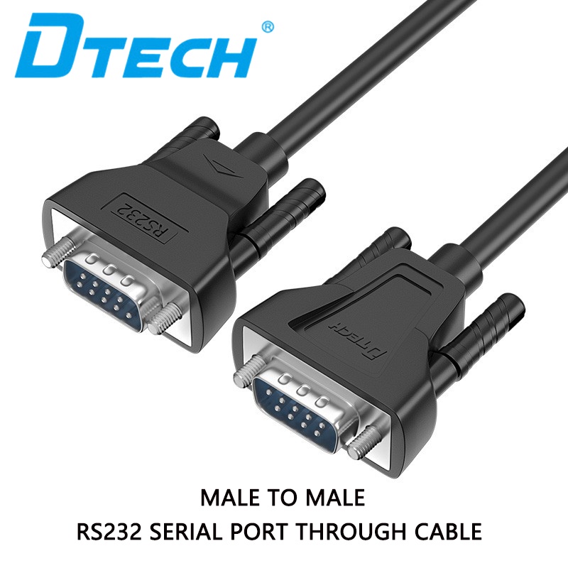 rs232c Serial Port Cable Male To StraightThrough Direct Connection