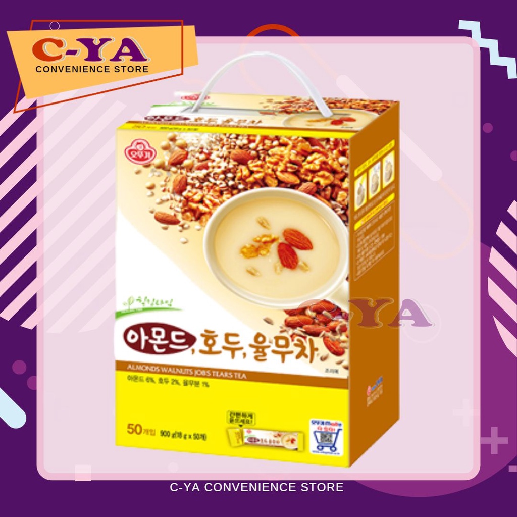 OTTOGI Almond Walnuts Job's Tears Tea (18gx50s) 900g Shopee Philippines