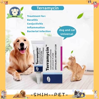 Terramycin Pet Cat Dog Eye Ointment Corneal Inflammation Ointment Eye Redness And Inflammation 3.5g