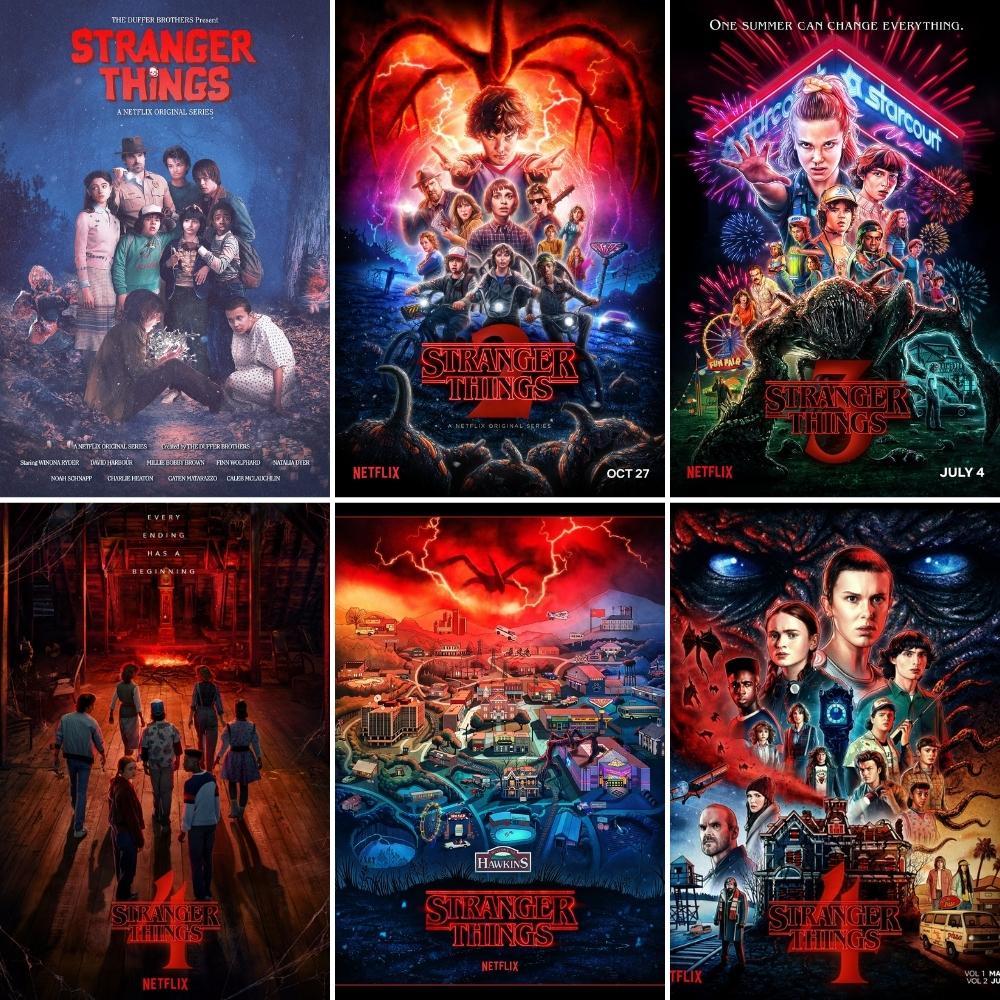 Stranger Things Cast Posters A4 Size | Shopee Philippines