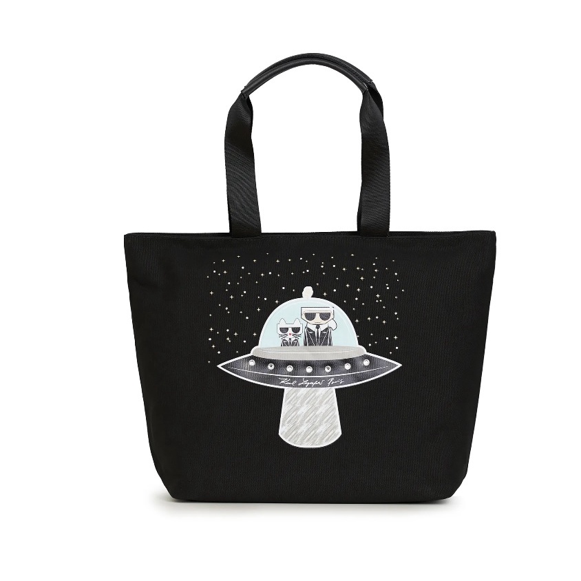 KARL LAGERFELD PARIS KRISTEN CANVAS TOTE BAG SPACE Shopee Philippines