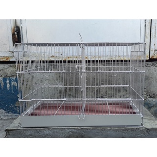Bird Cage Double Pairing Cage Two Pairs for Lovebird 9 x 12 x 18 Quality Thick Galvanized Pet Cage #1