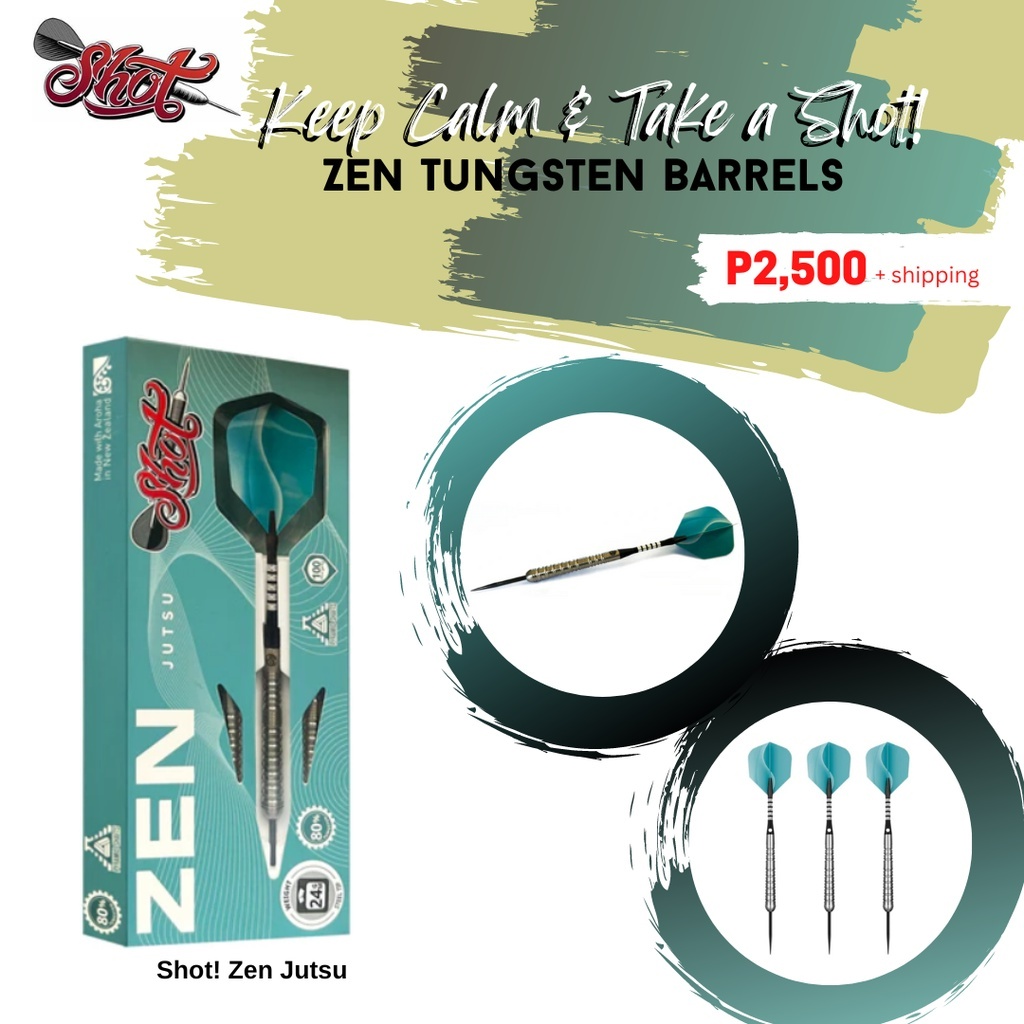 Dart Set Shot! Zen Jutsu (Barrels, Flights, Shafts) Shopee Philippines