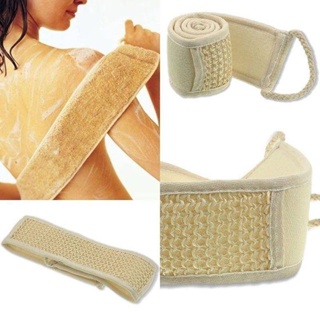 Exfoliating back strap bath shower body sponge body scrubber brush personal cleaning tool #7