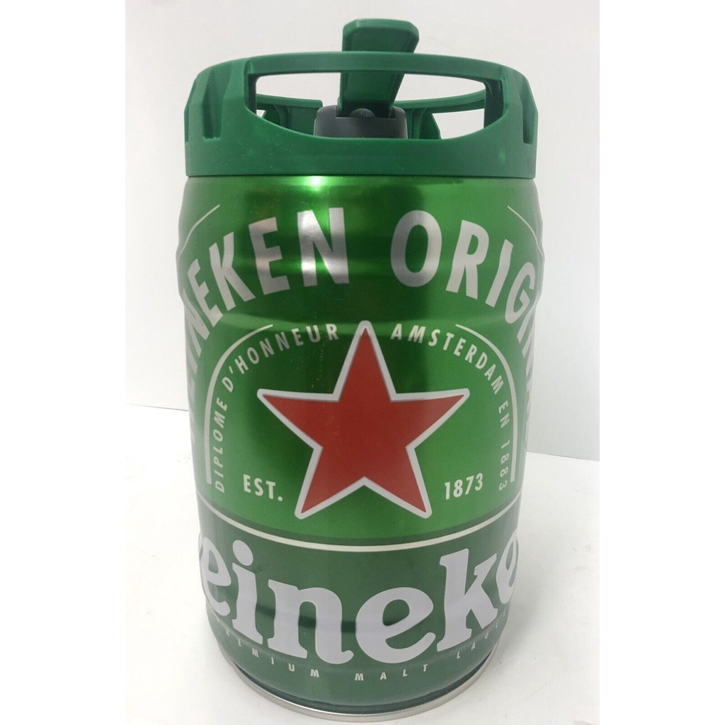 Heineken 5L Mini Keg Steel Beer Can Empty Draught Keg W/ Tap Man Cave Bar Decor Shopee Philippines