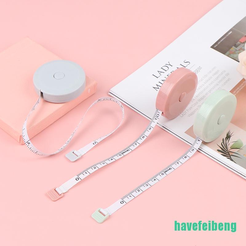 Round Soft Tape Measure Clothes Measuring Cute Meter Ruler Retractable