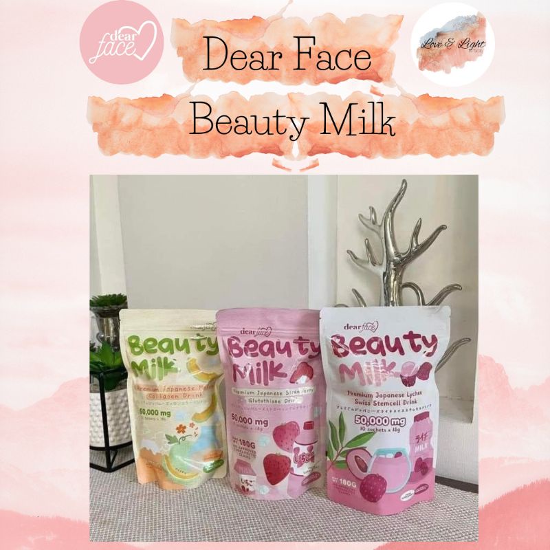 Dear Face Beauty Milk( Collagen & Glutathione Drink) Shopee Philippines