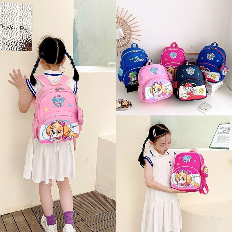 paw patrol bag for kids Team Schoolbag New Style Children's Kindergarten 3-6 Years Old Middle Small Class Boys Girls Backpack Cartoon 5