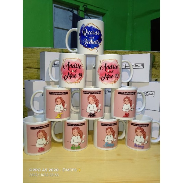 Personalized Mug/Customized Mug with free box and sticker