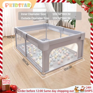 Ready Stock COD Baby Playpen Toddler Safety Fence Kids Activity Center Play Area Breathable Mesh #8