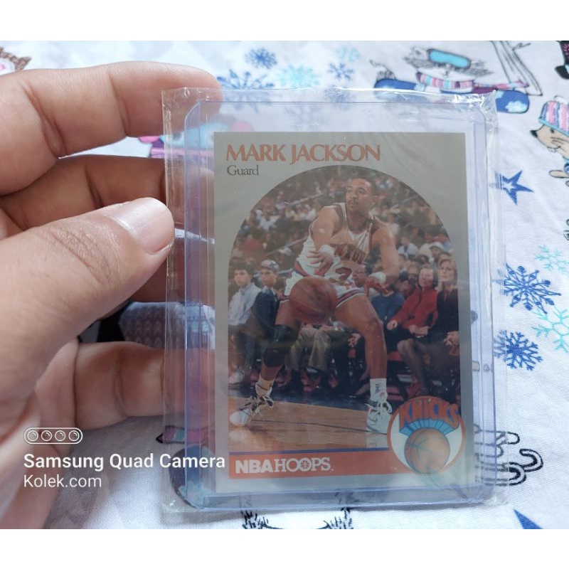 Legit INFAMOUS NBA Card 1990 NBA Hoop Mark Jackson with Menendez