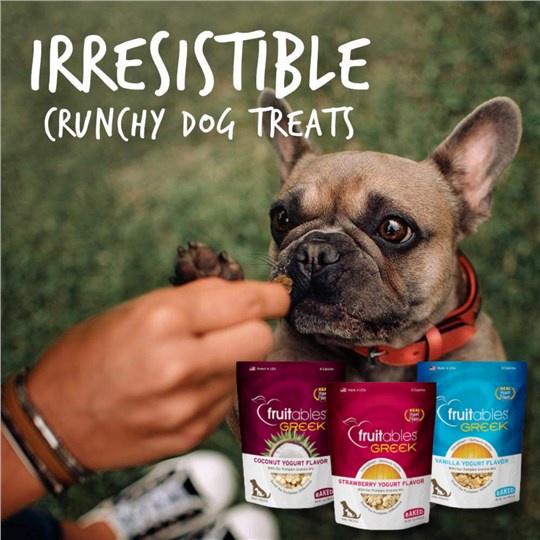 Fruitables Greek Yogurt Dog Treats (No Wheat, Corn, Soy, Artificial Flavors and Artificial Colors) N #1