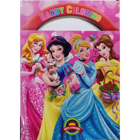 Disney Princesses/Disney Princess Handy Coloring Book for kids