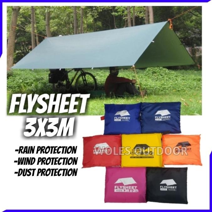 Tenda Flysheet   Fly Sheet Tent 3x3 M 