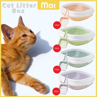 Cat litter box with scoop adorable cat toilet