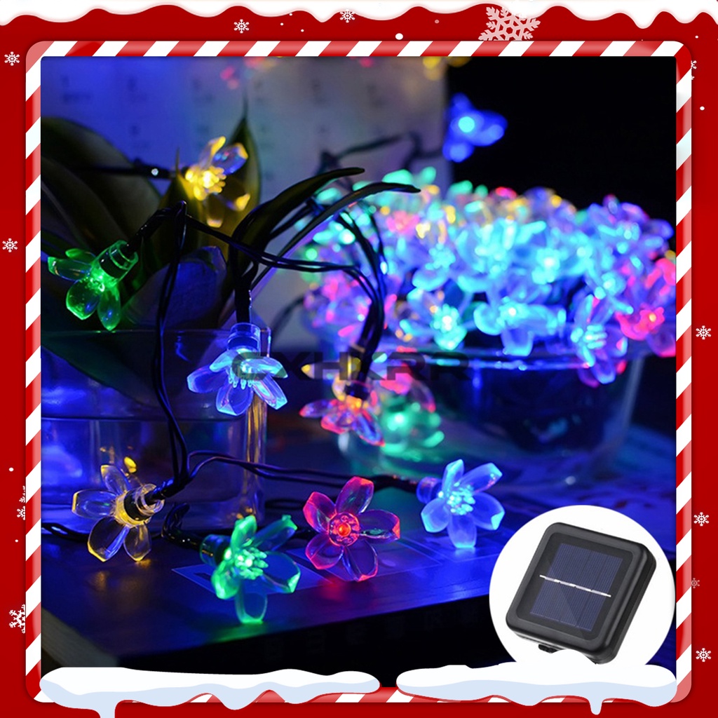 Solar Christmas lights Outdoor Waterproof Outdoor Party Garland