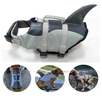 Fashion pet safety clothing dog life jacket swimming protector vest surfing protective clothing #3