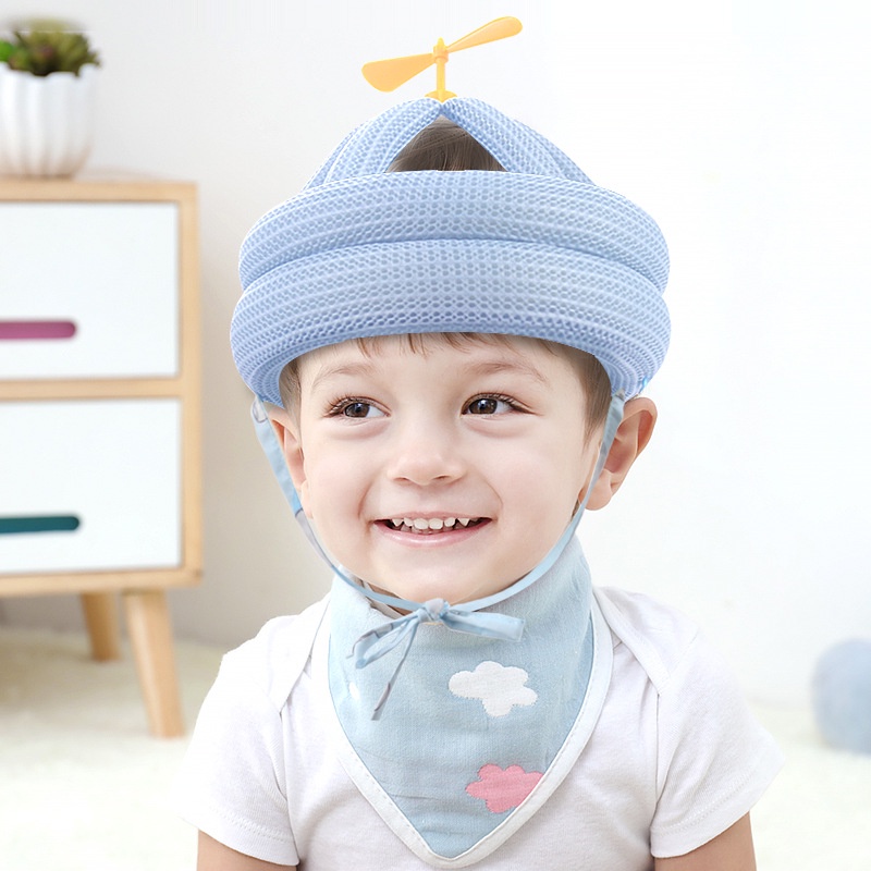 Baby Antifall Headgear Head Protection Cap Children's Anticollision Safety Helmet Cap Soft And