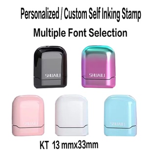 Personalized FREE NAME【Free ink】 | Mini Customizable Stamps
