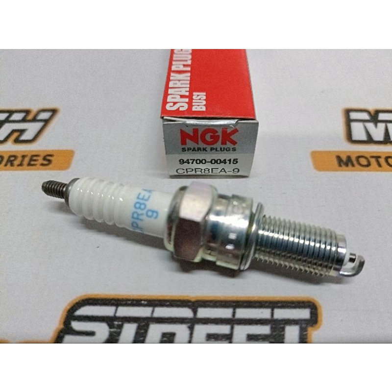 GENUINE YAMAHA NGK SPARK PLUG CPR8EA9 LONG TIP FOR SNIPER 135/150/155