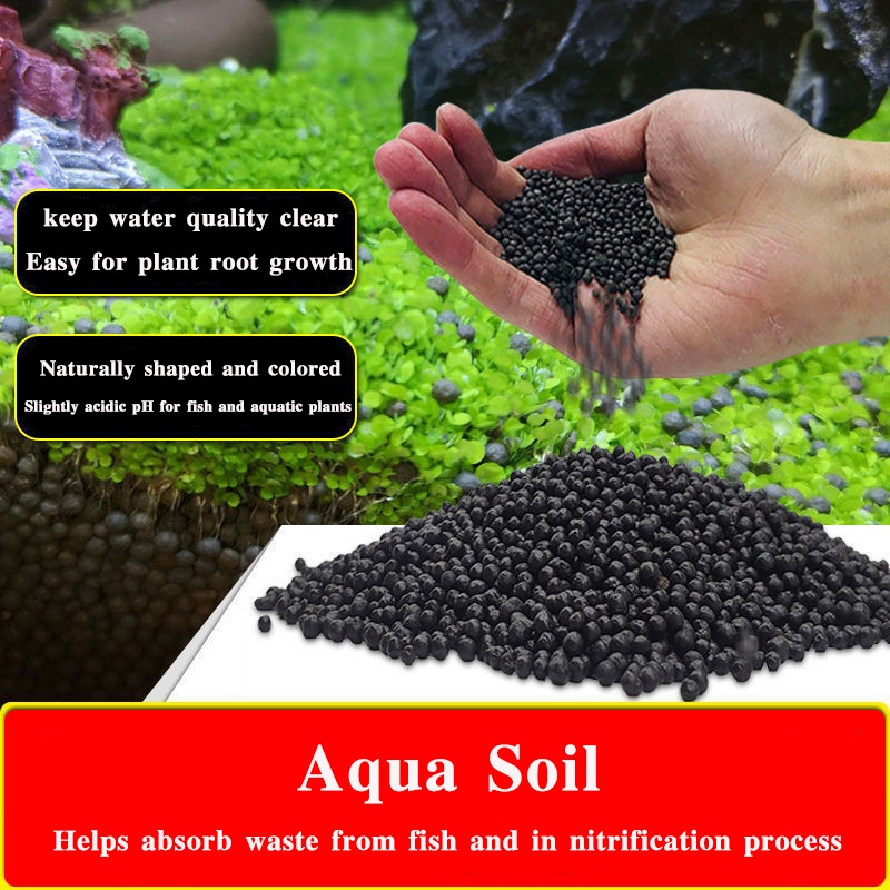 300g Aqua soil Aquarium soil for Plants Seeds Aquatic Water Grass Freshwater fish Shrimp