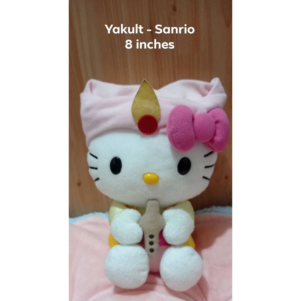 Hello Kitty Small Plush Colab w/ Kitkat yakult mcdo TY Shopee Philippines