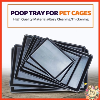 Poop Tray Plastic For Heavy Duty Pet Cage Extra Replacement For Collapsible Fixed Pet Dog Cage