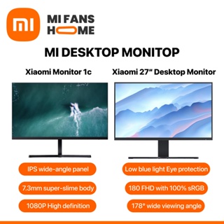 Xiaomi Desktop Monitor 27” 60Hz Refresh Rate 1920x1080 Full HD | Xiaomi Mi Gaming Monitor 1C
