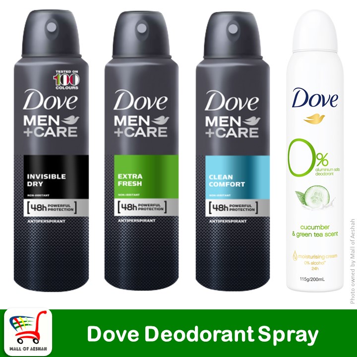 [Product of Unilever] Dove Deodorant Spray Antiperspirant Non