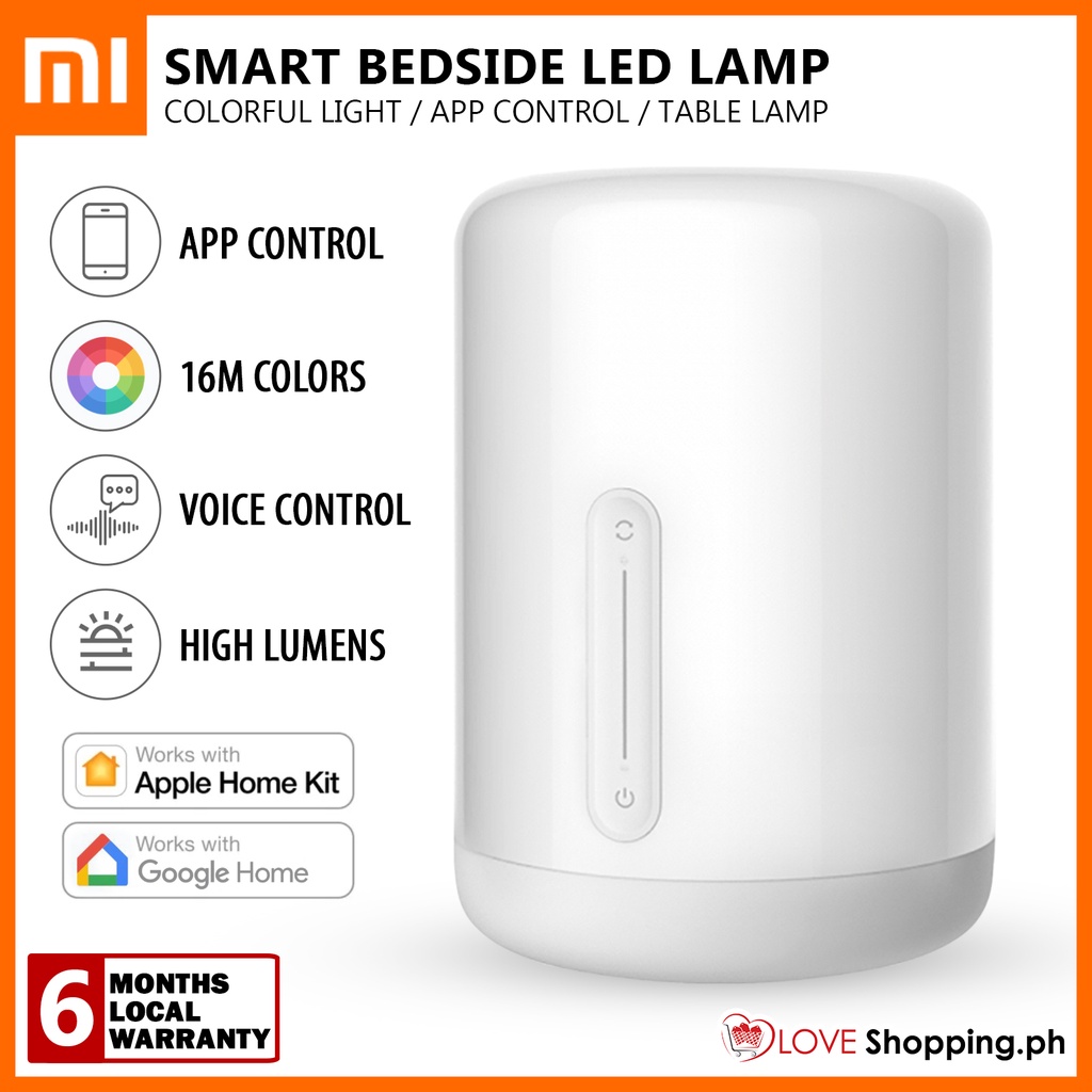 Xiaomi Mijia Bedside Lamp 2 Smart LED Bedside Lamp Table with Touch ...