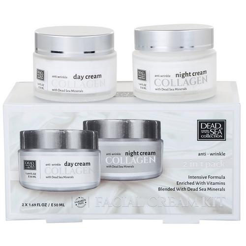 Dead Sea Collection AntiWrinkle Collagen/Vitamin C Day and Night