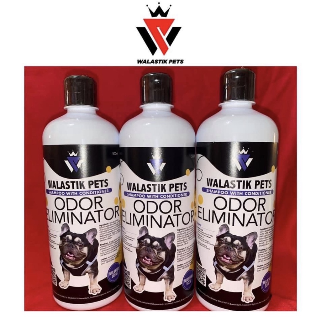 (hot)WALASTIK PETS 3bot of 500ML Shampoo with Conditioner #4