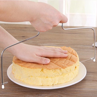 Stainless Steel Adjustable 2-Wire Dual-Layers Cake Cutter Slicer Cake Cutting Machine Biscuit Cut #4