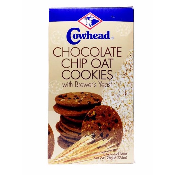 Cowhead Chocolate Chip Oat Cookies with Brewer's Yeast Shopee Philippines