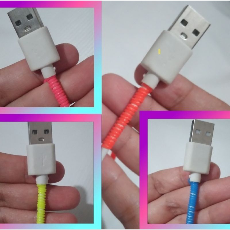 Cord Protector Wire Cover Spiral Plastic For Covering Cord lines Mobile