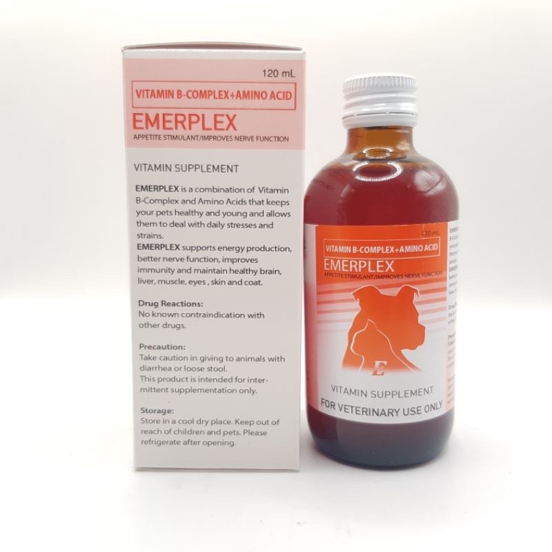 Emervet EMERPLEX (Vitamin B-Complex + Amino Acid) - Pet Vitamins / Supplement #1