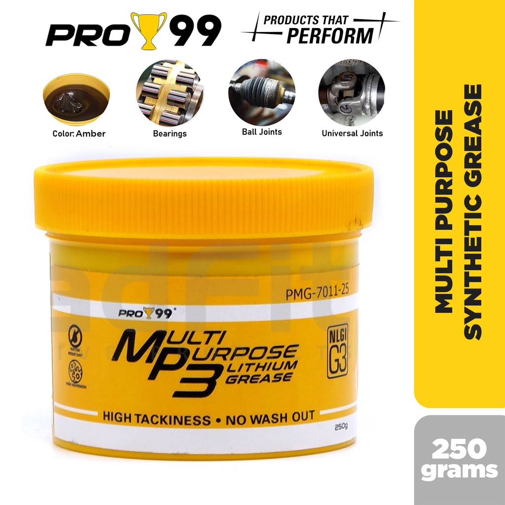 PRO99 Multi Purpose MP3 Synthetic Lithium NLGI 3 Grease 250g PMG701125 Shopee Philippines