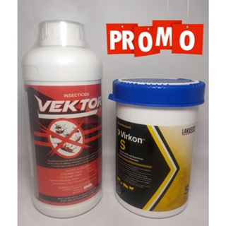 [FC REYES AGRIVET] Promo - Buy Virkon S 1L and Vektor 32 EC Insecticide Less 400 pesos - Disinfectan
