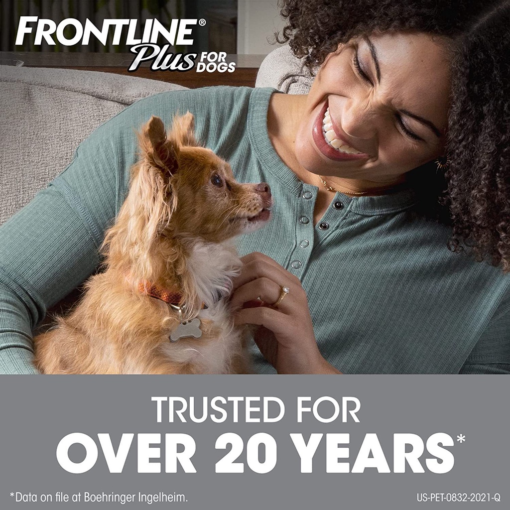 FRONTLINE Plus for Dogs Flea & Tick Treatment for Dogs Repellent Anti-Flea Anti-Itching #6