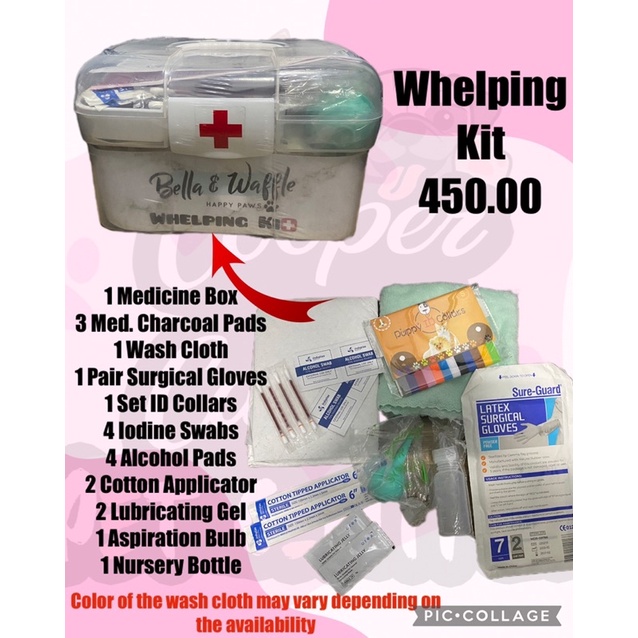 Whelping Kit with medicine box #3