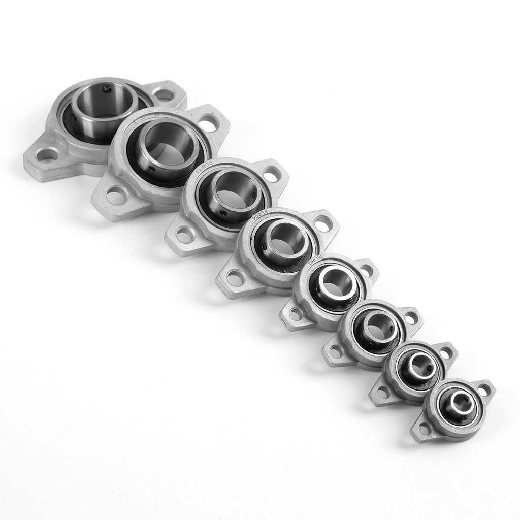 Pillow Block Bearing 8/10/12/15/17mm Bore Diameter Zinc Alloy Pillow