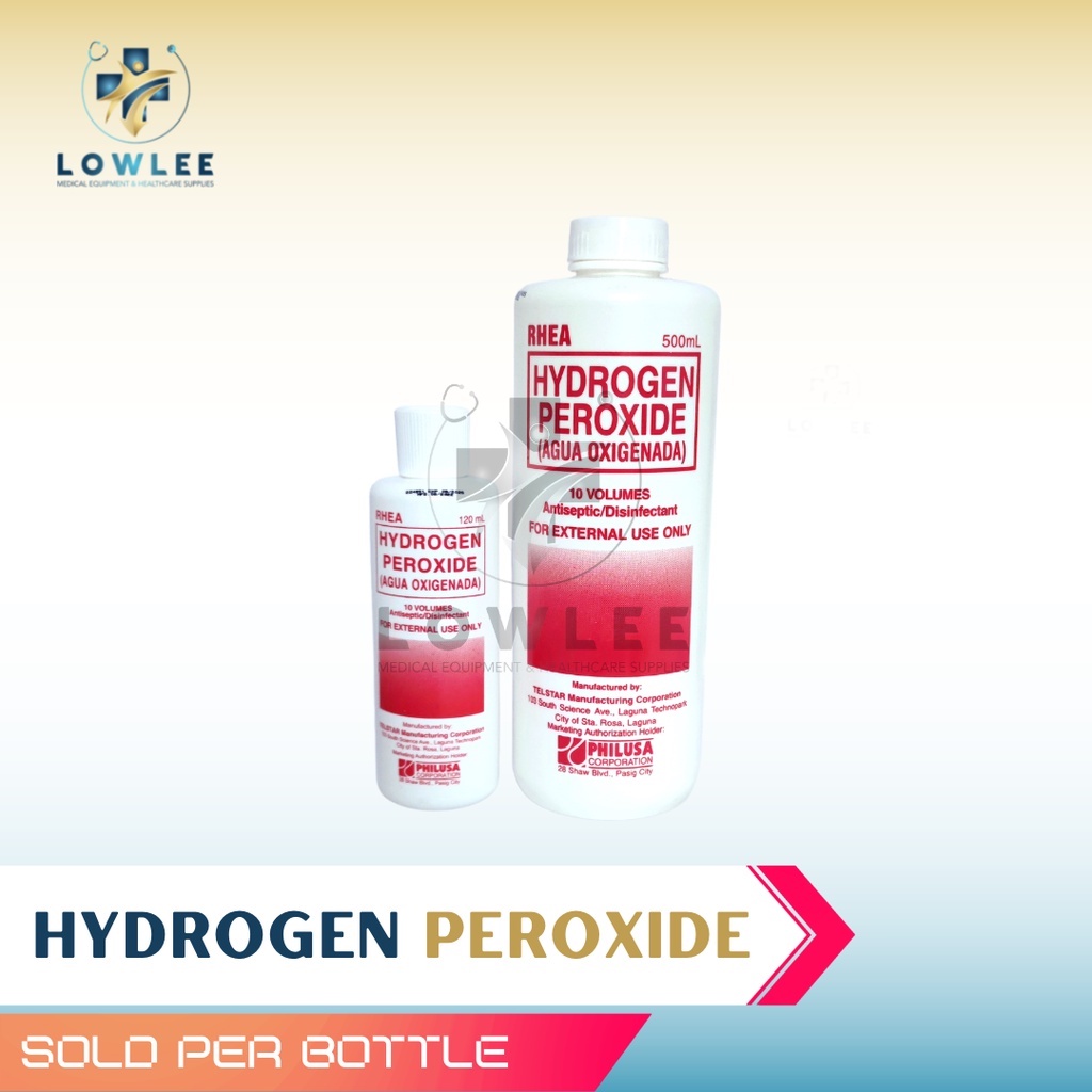 Rhea Hydrogen Peroxide Agua Oxigenada Ml Ml Shopee