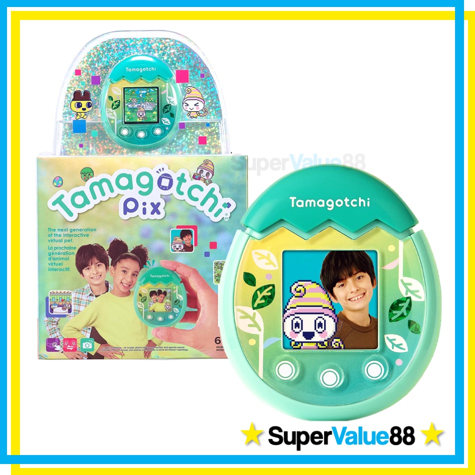 Original Tamagotchi Pix (US English Version) - Forest Green, Ocean Blue ...