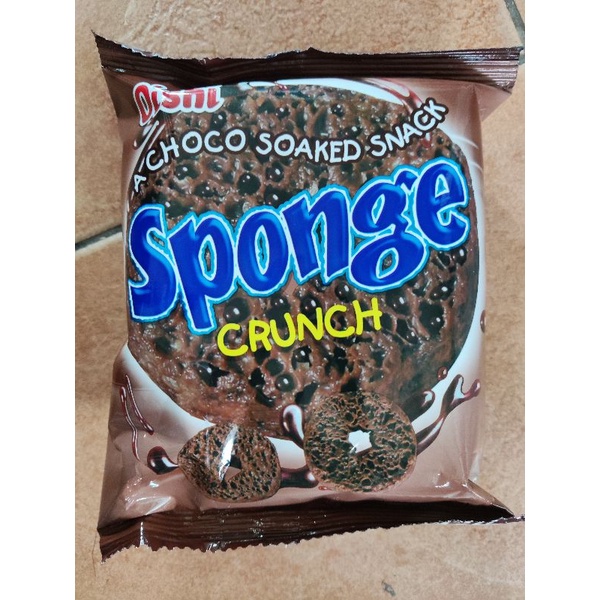 Oishi Sponge Crunch Choco Soaked Snack 30g | Shopee Philippines