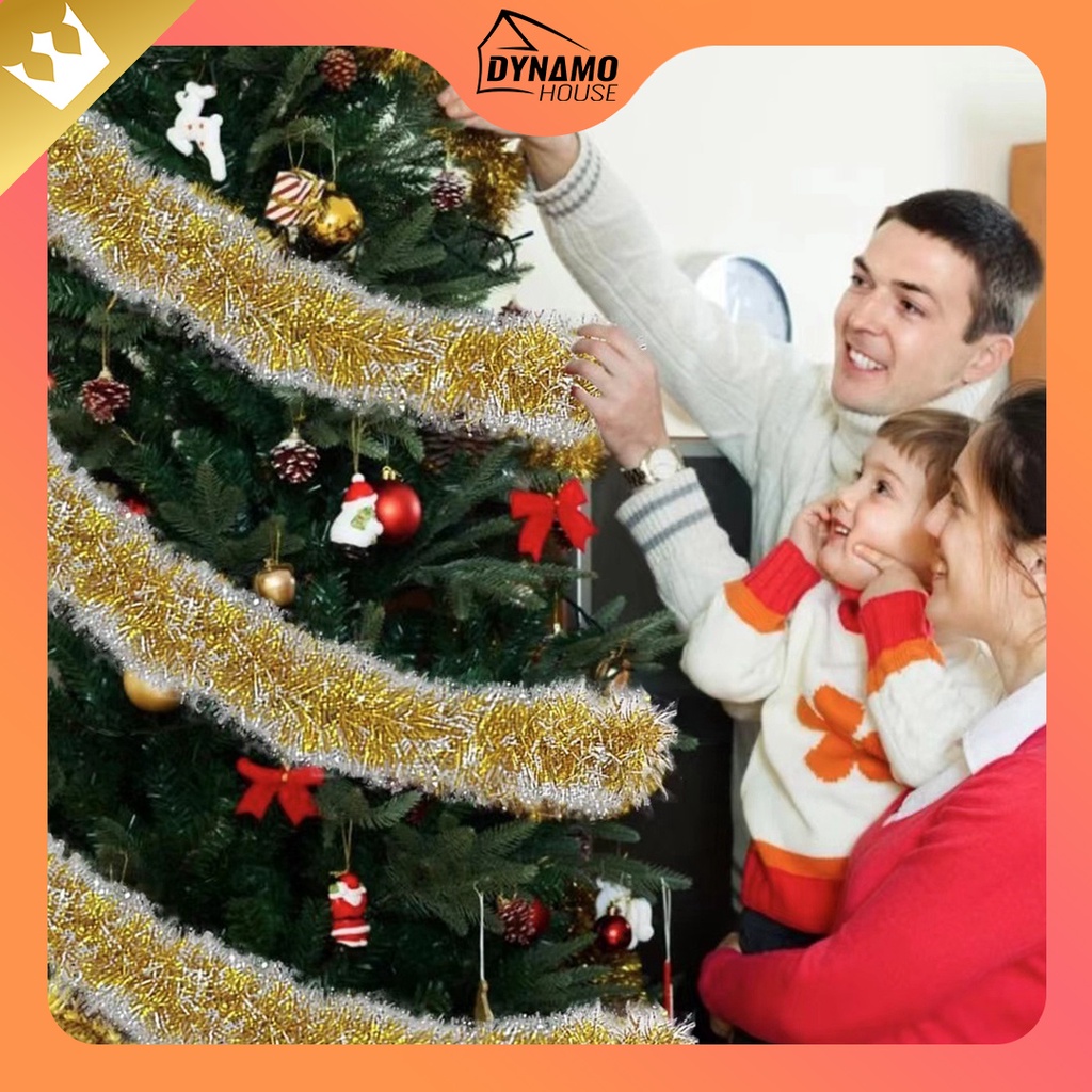 [COD]1.5M christmas garland Tinsel Garlands Christmas Decoration for