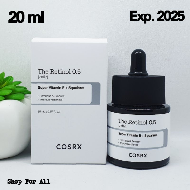Cosrx The Retinol 0.5 Oil Super Vitamin E + Squalane 20ml Shopee